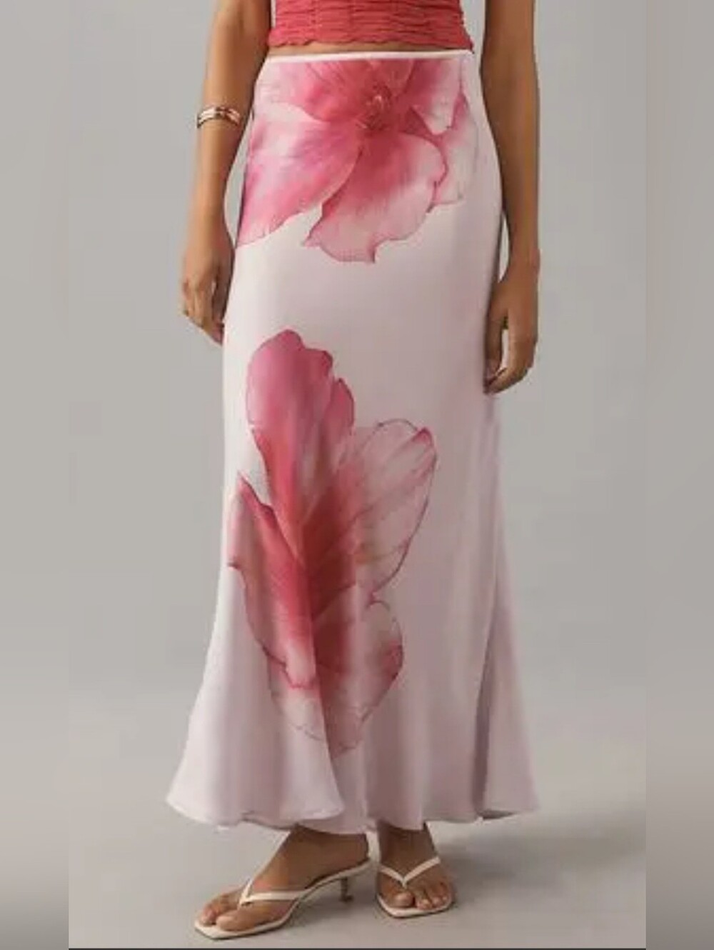 Anthropologie Conditions Apply Osmi Slip Maxi Skirt. Retail Price $118